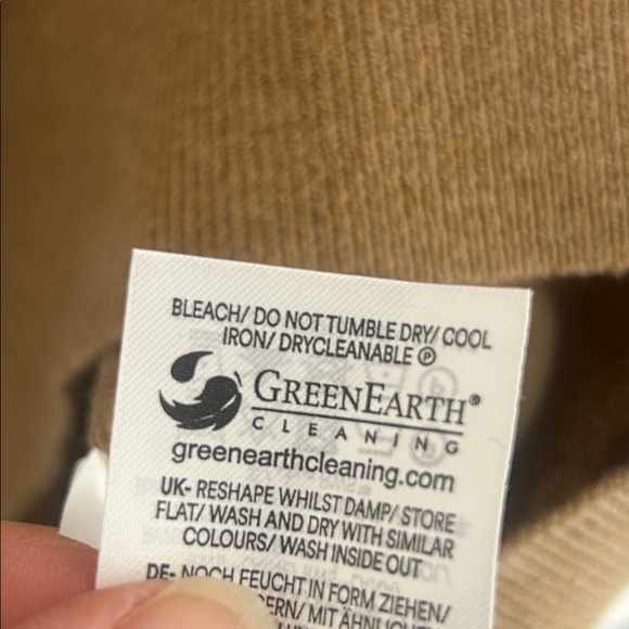 BODEN Estelle Henley Sweater Camel Melange Size Large - Picture 13 of 15